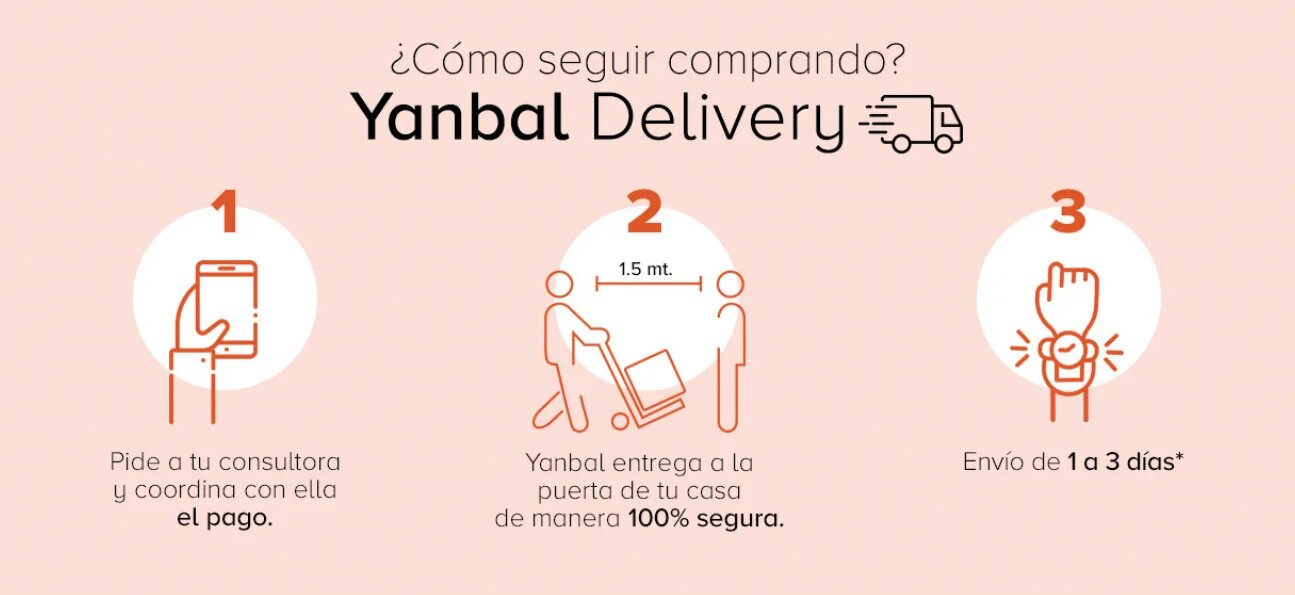 Imagen ilustrativa delivery Yanbal